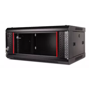 GETFORT 19 pouces CALI 4U 600x450 armoire réseau murale - noire (WGF04-64EH-WGB)