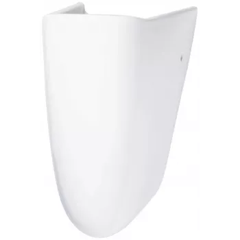DEANTE Jasmin Half-Pedestal for Washbasin - White Ceramic Wall-Mounted