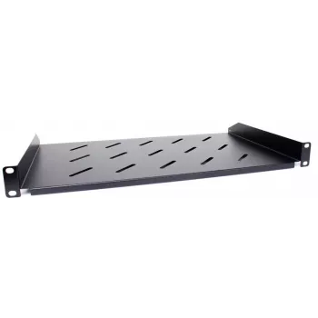 Getfort étagère rack universelle 19 inch 1U 270 mm noire