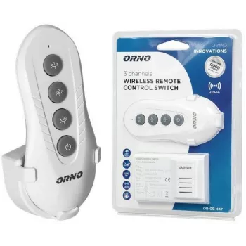 ORNO OR-GB-447 commande d'éclairage sans fil kit de télécommande 1 canal 433,92 MHz 1000W