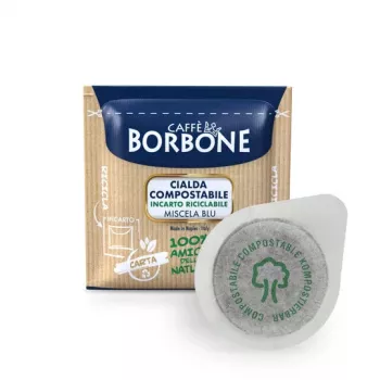 Caffè Borbone Miscela Blu dosettes de café ESE 44mm lot de 100 (7,2 g chacune)