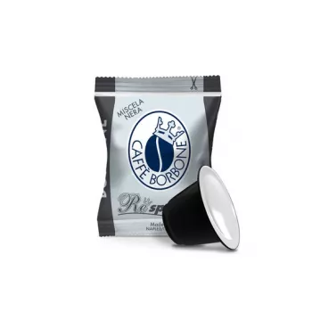Capsules de café Caffè Borbone Respresso Miscela Nera 100 x 5 g pour Nespresso OriginalLine