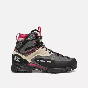 Chaussures de trekking Garmont Akron Mid GTX pour femmes - Gris/rose framboise, taille 40