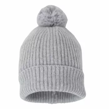 Bonnet bébé Lodger 100 % laine mérinos Drizzle Grey 6-12 mois