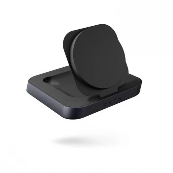 Chargeur sans fil magnétique de chevet ZENS - support de charge sans fil 20 W pour iPhone et AirPods (noir)
