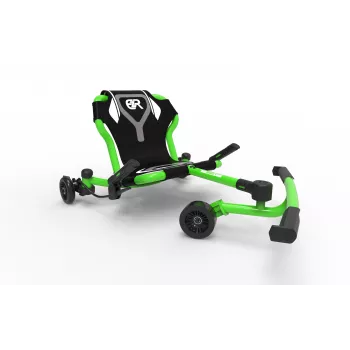 Kart à dérive EzyRoller Drifter X à propulsion au pied, 4-12 ans, vert citron