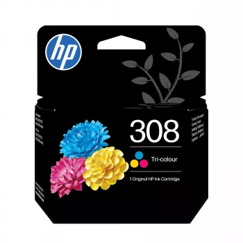 Cartouche d'encre originale HP 308 tricolore