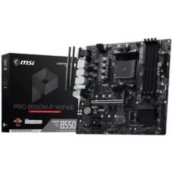 Carte mère MSI PRO B550M-P WiFi6E (B550, AM4, mATX, AMD)