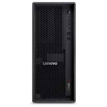 Station de travail tour Lenovo ThinkStation P4 30KN - AMD Ryzen 5 Pro 9655 3,9 GHz, 32 Go RAM, 512 Go SSD NVMe, graphiques Radeon, Windows 11 Pro, moniteur