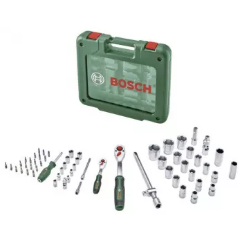 Bosch Coffret de 60 pièces cliquet et douilles 1/4