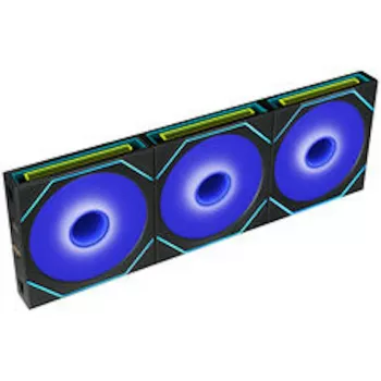 Ventilateur Lian Li UNI FAN SL-INF FLEX Wireless ARGB Reverse Blade 120 mm, pack de 3 avec contrôleur - noir