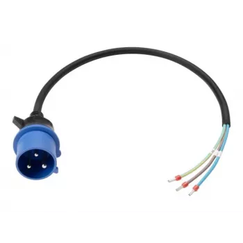 Anker SOLIX câble d'alimentation IEC 60309 1P+N+E vers extrémité ouverte, 32 A, 60 cm, bleu