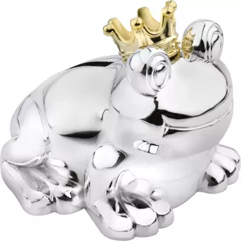 Zilverstad tirelire Roi Grenouille argent anti-ternissement 6144261