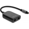 Delock S/PDIF TOSLINK répartiteur 1 entrée 2 sorties