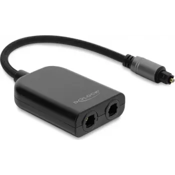 Delock S/PDIF TOSLINK répartiteur 1 entrée 2 sorties