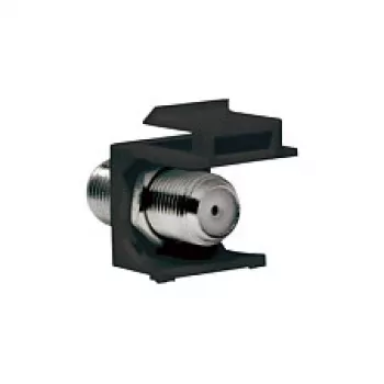 Coupleur Keystone F-Type 75 Ohm femelle-femelle LogiLink NK0018B, noir