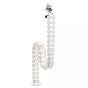 LogiLink Goulotte de câbles flexible à suspendre 1347x129 mm blanc KAB0093