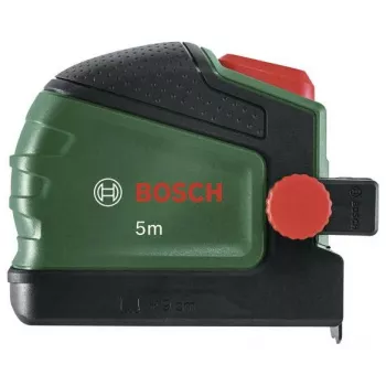 Bosch 1600A03318 Mètre ruban 5 m avec clip porte-crayon (vert/noir)