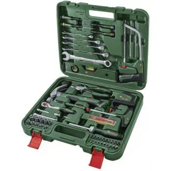 Bosch set d'outils ménagers 73 pièces en mallette rigide verte