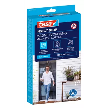 Moustiquaire magnétique pour porte tesa Insect Stop anthracite 1,2 x 2,4 m