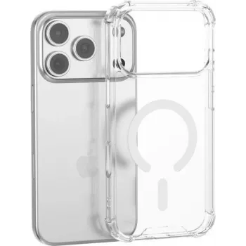 Coque hybride 4SMARTS Ibiza pour Apple iPhone 18 Pro Max / 17 Pro Max MagSafe – transparente