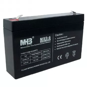 PowerWalker batterie MHB MS9-6 6V 9Ah plomb-acide étanche pour onduleurs