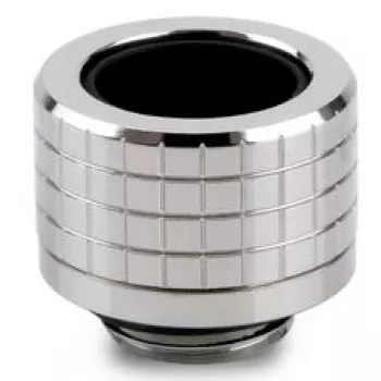 Raccord à compression Thermal Grizzly DeltaMate, laiton - nickel brillant, pour tubes rigides 14 mm, filetage G1/4 pouces