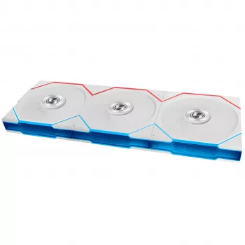 Lian Li UNI FAN TL FLEX Wireless ARGB Reverse Blade ventilateur 120 mm pack de 3 avec contrôleur - blanc