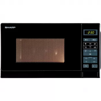 Sharp R-242(BK)W Solo Microwave - 20 Liters - 800 W - Black