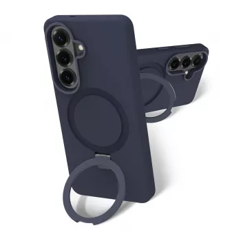 Coque arrière dbramante1928 Roskilde pour Samsung Galaxy S26 - Deep Water - support magnétique, compatible MagSafe - ICON