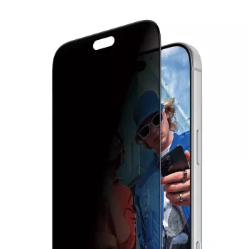 Protection d'écran confidentialité 2 voies PanzerGlass pour iPhone 17 Pro Max / 18 Pro Max, Ultra-Wide Fit avec FastFit