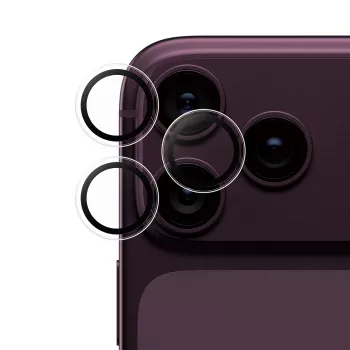 Protection d'objectif photo SafeCam PanzerGlass pour iPhone 17/18 Pro & Pro Max - transparente