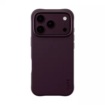 Coque Samba CARE by PanzerGlass pour iPhone 17/18 Pro, Dark Cherry, MagSafe