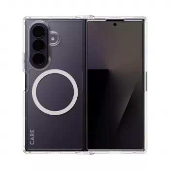 Coque Urban Case Clear CARE by PanzerGlass avec Qi blanc pour Samsung Galaxy Z Fold8 Ultra/Z Fold7