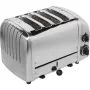 Dualit Vario 47030 Grille-pain 4 fentes, acier inoxydable poli, 2200 W, fentes extra-larges, fonctions décongélation et bagel