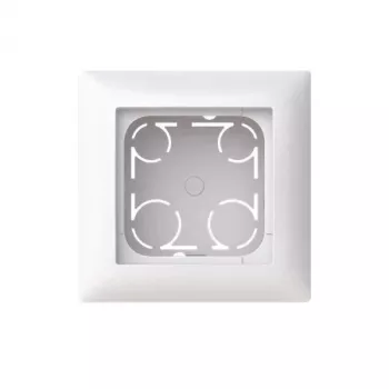 Boîtier en saillie Busch-Jaeger Busch-balance SI 1 poste, forme haute, Studio blanc (RAL 9010), sans halogène, IP20