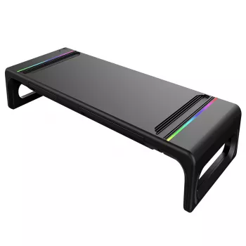 ANTEC MS100 CyberDeck Support RGB pour ordinateur portable et moniteur avec hub USB