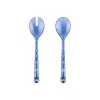 Couvert à salade Guzzini Vanity bleu denim ensemble de 2 pièces (fourchette et cuillère de service)