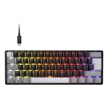 Clavier gaming Corsair CLIPPER PRO MINI 60 Hall Effect 60% filaire USB à switches magnétiques QWERTZ noir
