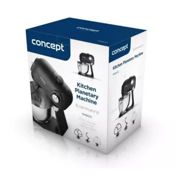 Robot pâtissier planétaire Concept RM8010 1200 W 5,5 L blanc/argent