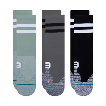 Chaussettes de running Stance Franchise Crew lot de 3 – multicolore, taille L
