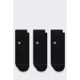 Chaussettes Stance Icon Quarter lot de 3 - noires