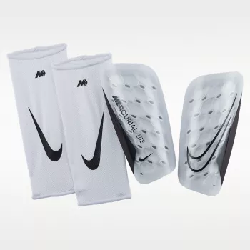 Protège-tibias de football Mercurial Lite Nike blancs DN3611-100 taille XL