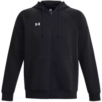 Sweat à capuche zippé Under Armour Rival Fleece homme noir 1379767 001