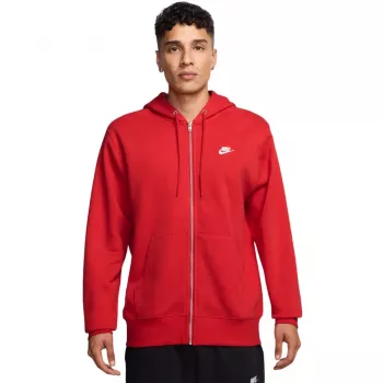 Nike Club BB FZ Hoodie Men's Red FN3861 657 Size M