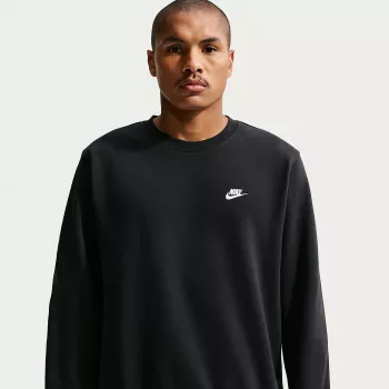 Sweat à capuche Nike Club Fleece pour homme noir S