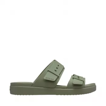 Sandales à plateforme Crocs Brooklyn Buckle Low pour femme vertes 211215 3BX 38-39