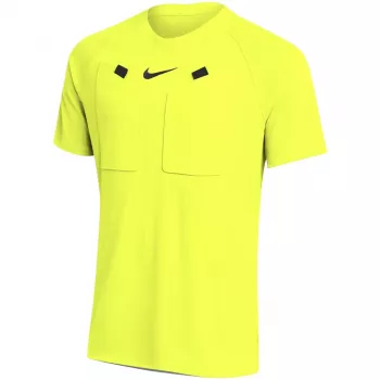 Maillot de football à manches courtes Nike Dri-FIT Referee III pour homme jaune HV8319-702 taille L