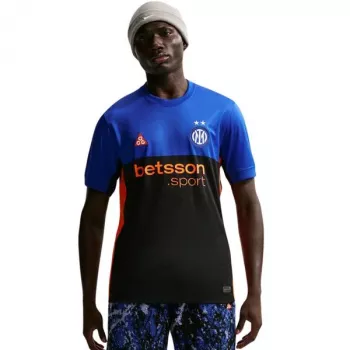 Nike Inter Milan 2026 Stadium Special Edition Men's Football Jersey Black/Blue XL