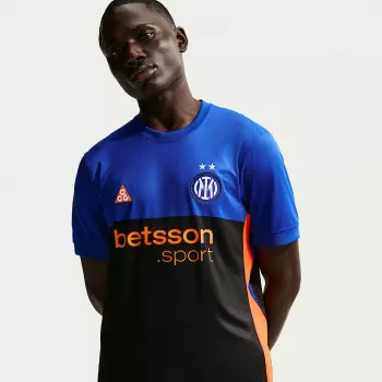 Nike Inter Milan 2026 Stadium SE Men's Football Jersey Black-Blue IM6998-413 Size S